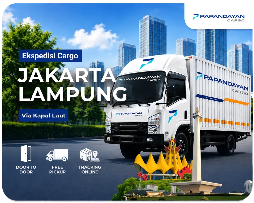 Ekspedisi Jakarta Bandar Lampung untuk distribusi barang antar kota dengan layanan darat door to door yang terjadwal