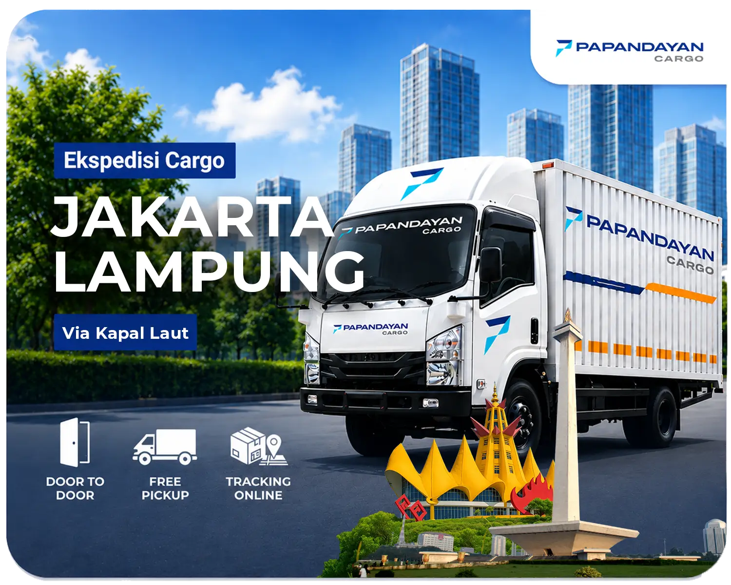 Ekspedisi Jakarta Bandar Lampung untuk distribusi barang antar kota dengan layanan darat door to door yang terjadwal