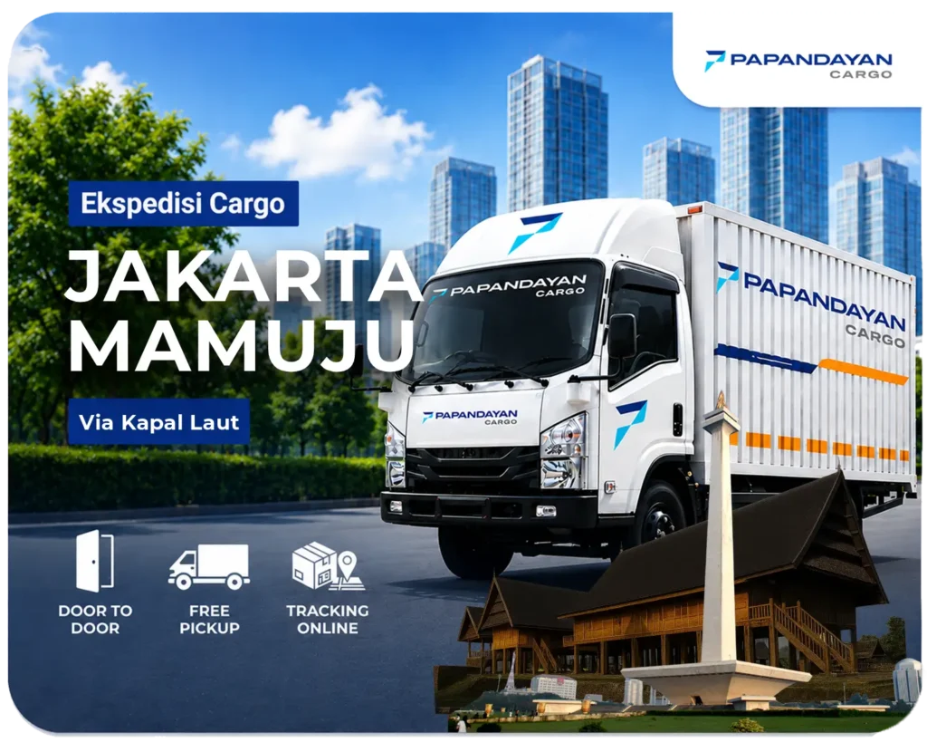 Ekspedisi Jakarta Mamuju via laut melayani barang cargo, kiriman banyak koli, serta kebutuhan distribusi antarpulau dengan penanganan muatan yang teratur.