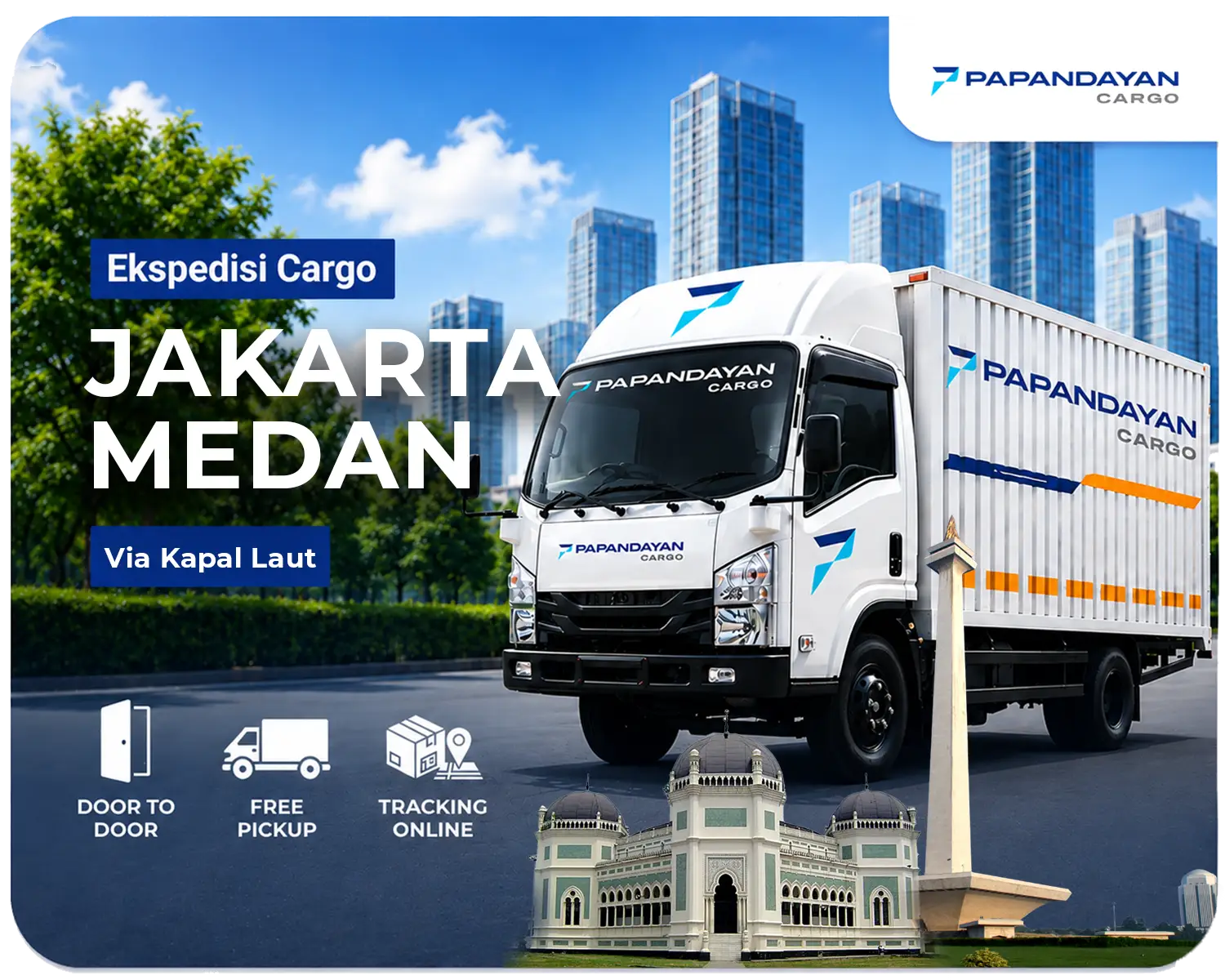 Layanan ekspedisi Jakarta Medan untuk kebutuhan kirim barang usaha, stok bisnis, dan distribusi perusahaan.