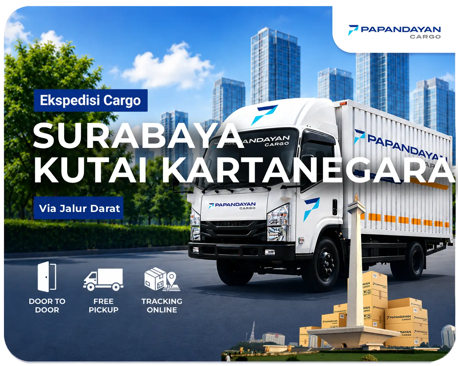 Ekspedisi Surabaya Kutai Kartanegara via laut mengangkut barang cargo dan banyak koli untuk memenuhi kebutuhan distribusi antarpulau secara terjadwal.