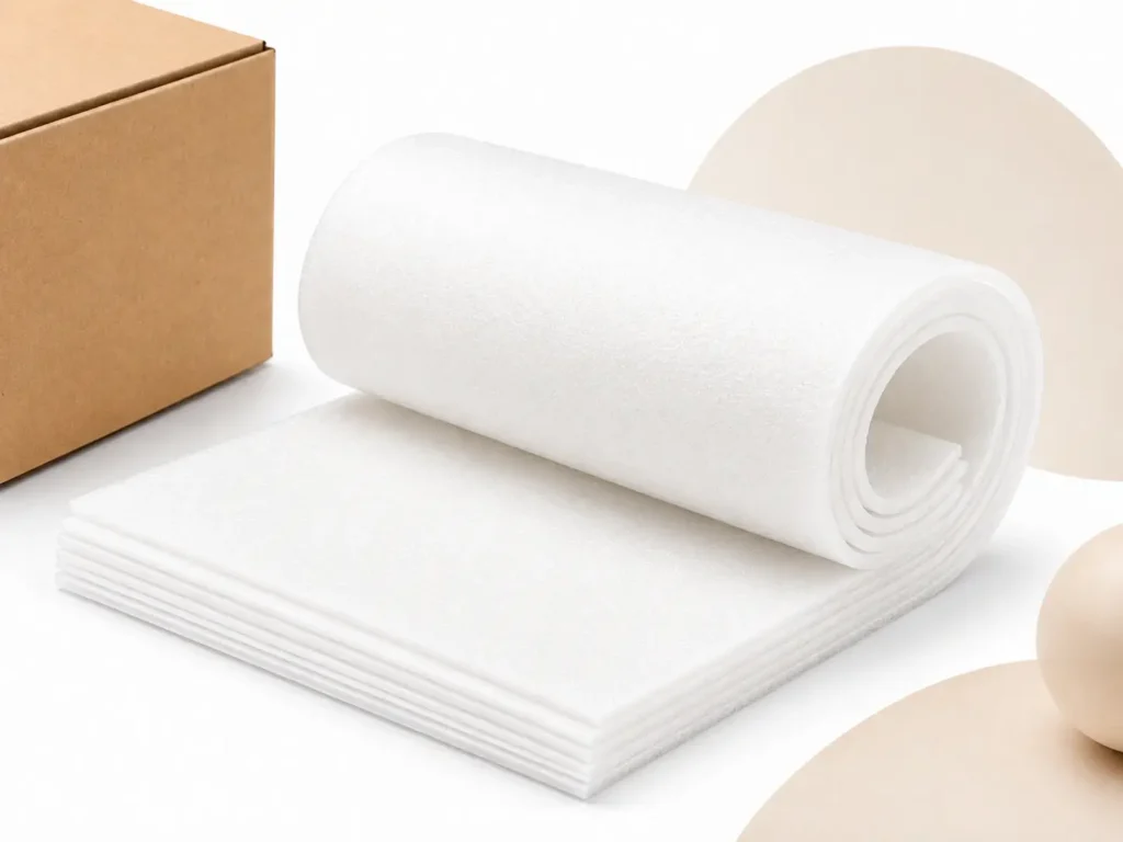 Foam sheet untuk pengemasan barang sebagai lapisan pelindung tambahan agar permukaan barang lebih aman saat dikirim