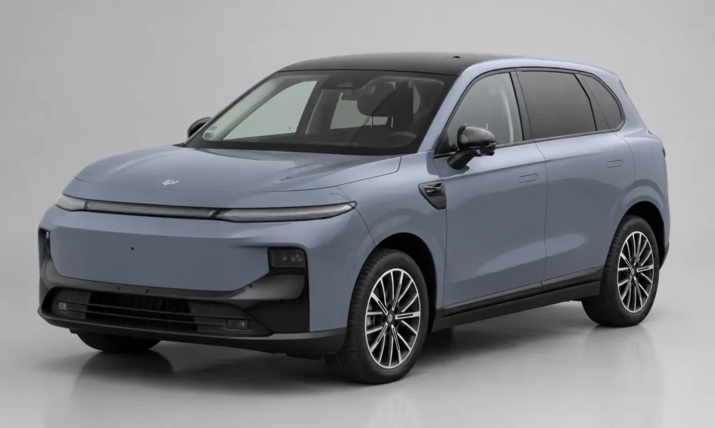 Leapmotor B10 tampil sebagai SUV listrik modern dengan desain bersih, bodi proporsional, dan nuansa futuristis.
