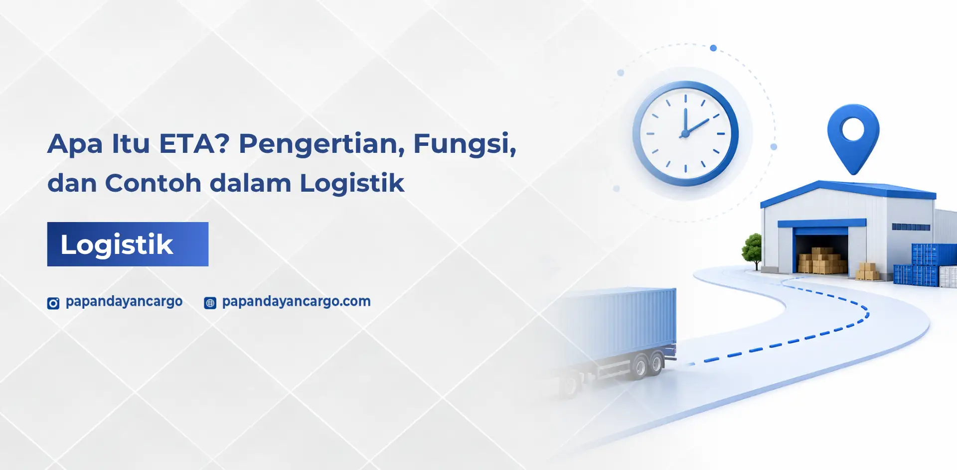 ETA membantu memperkirakan waktu tiba barang agar jadwal penerimaan, koordinasi gudang, dan rencana distribusi dapat disiapkan lebih baik.