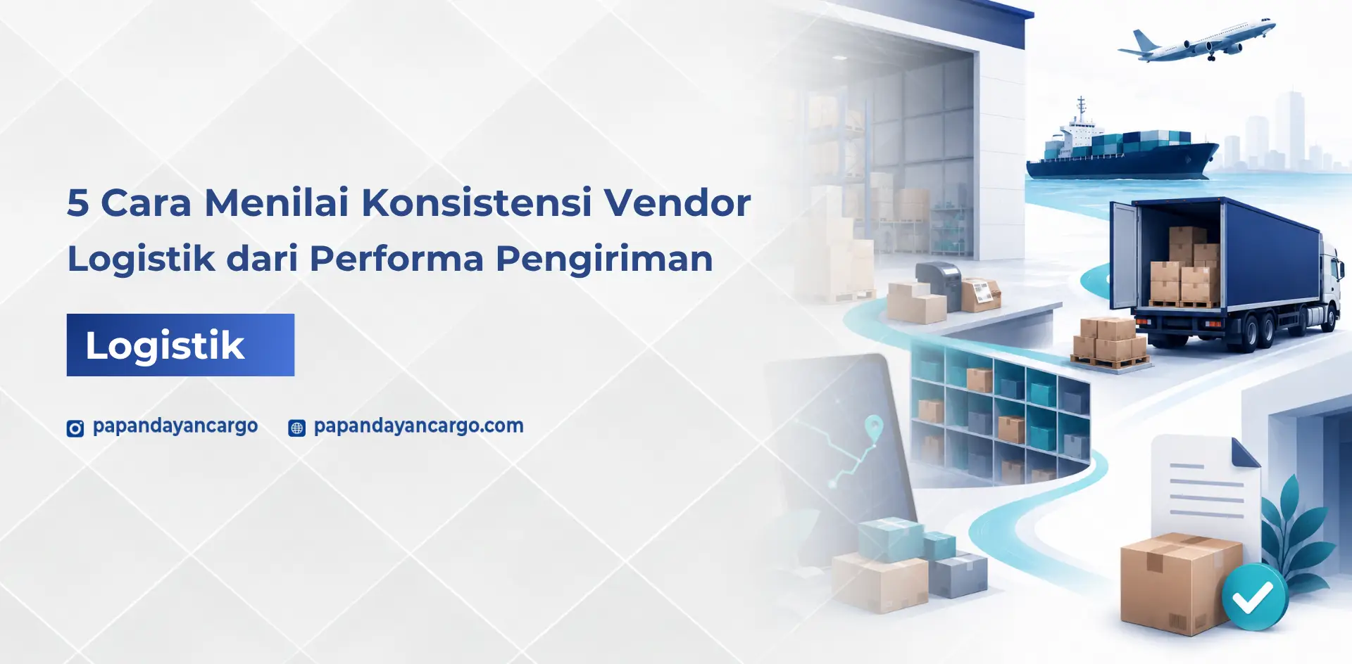Evaluasi vendor logistik berdasarkan konsistensi performa pengiriman untuk membantu bisnis menilai kualitas layanan secara lebih objektif.