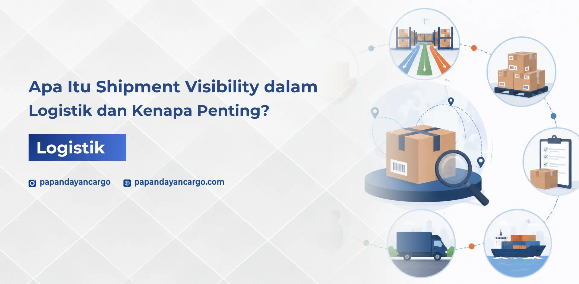Shipment visibility dalam logistik membantu memantau informasi perjalanan barang, status pengiriman, lokasi, dan proses distribusi secara lebih transparan.
