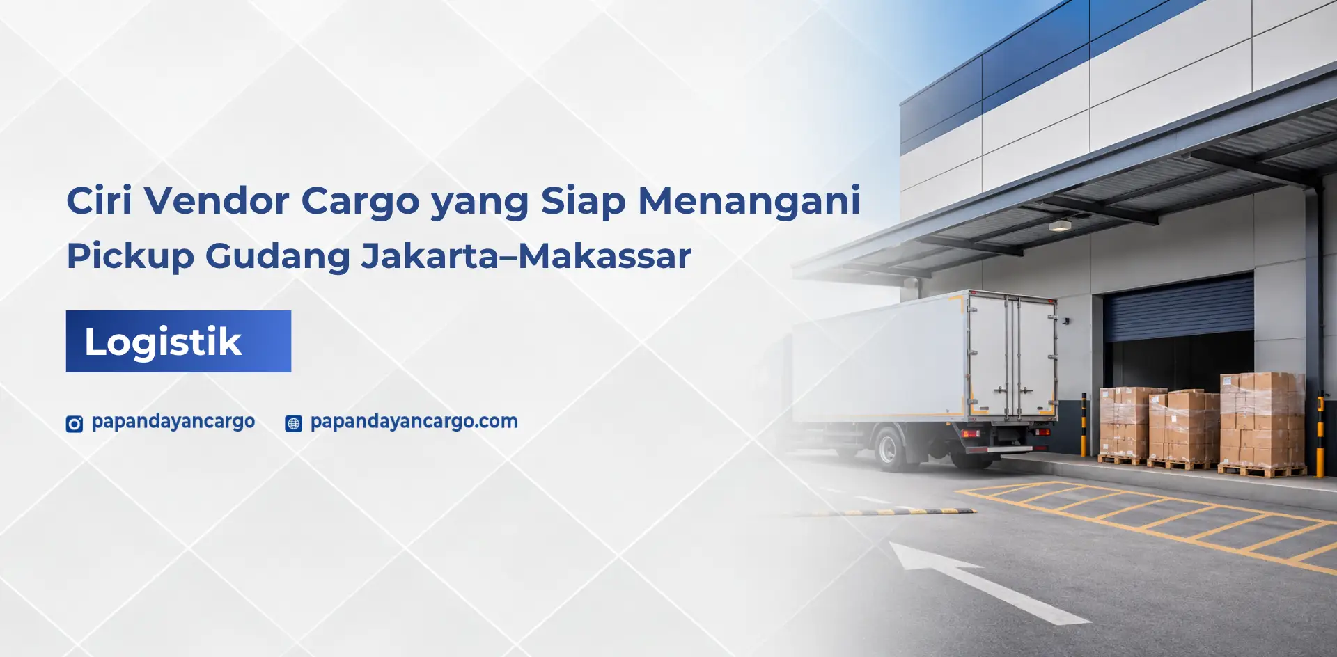 Vendor pickup gudang perlu siap pada jadwal, akses loading, data barang, dan armada agar proses penjemputan sesuai kebutuhan operasional.