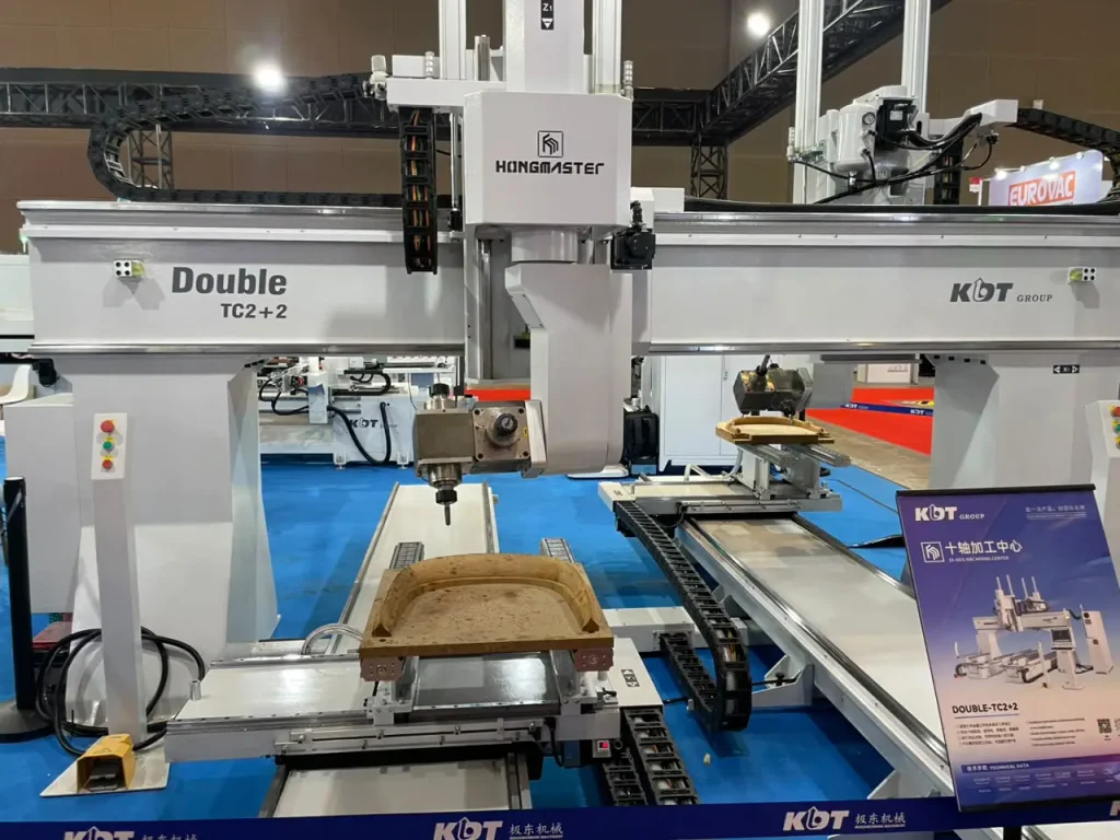 Salah satu teknologi mesin di IFMAC WOODMAC 2026 yang digunakan untuk mendukung proses produksi dan pengolahan material.