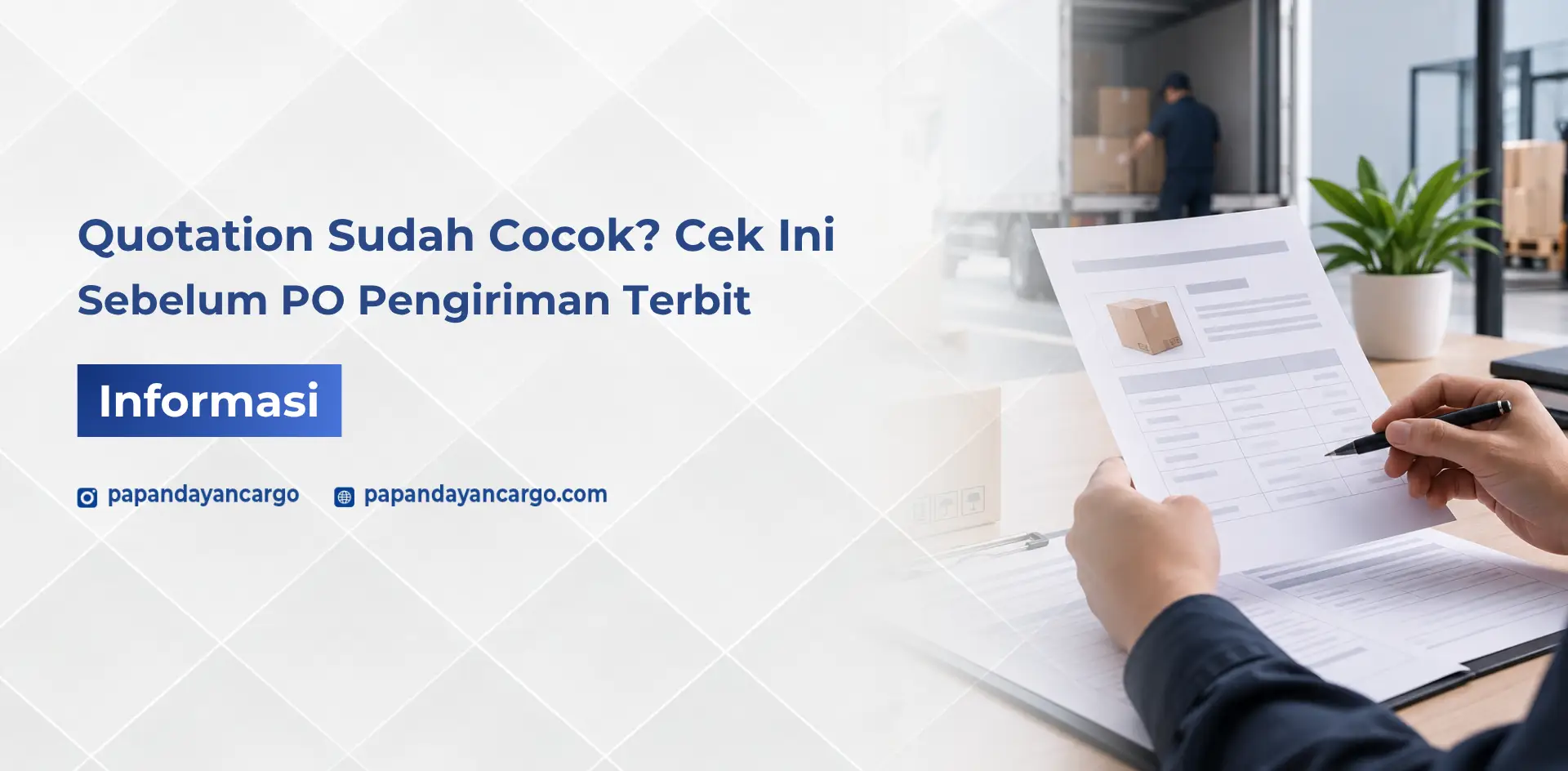 PO Pengiriman Jakarta Balikpapan menjadi bagian dari persiapan administrasi sebelum proses pengiriman barang dilakukan.