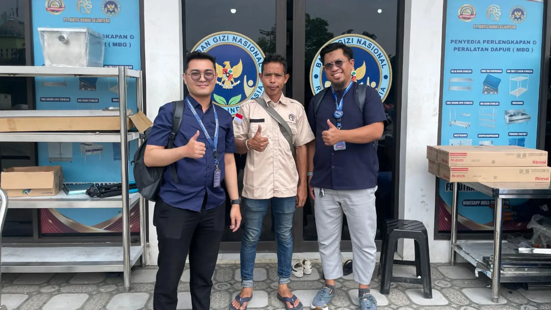 PT Rintis Damai Sejahtera sebagai partner Papandayan Cargo dalam mendukung kebutuhan pengiriman dan distribusi barang perlengkapan MBG.