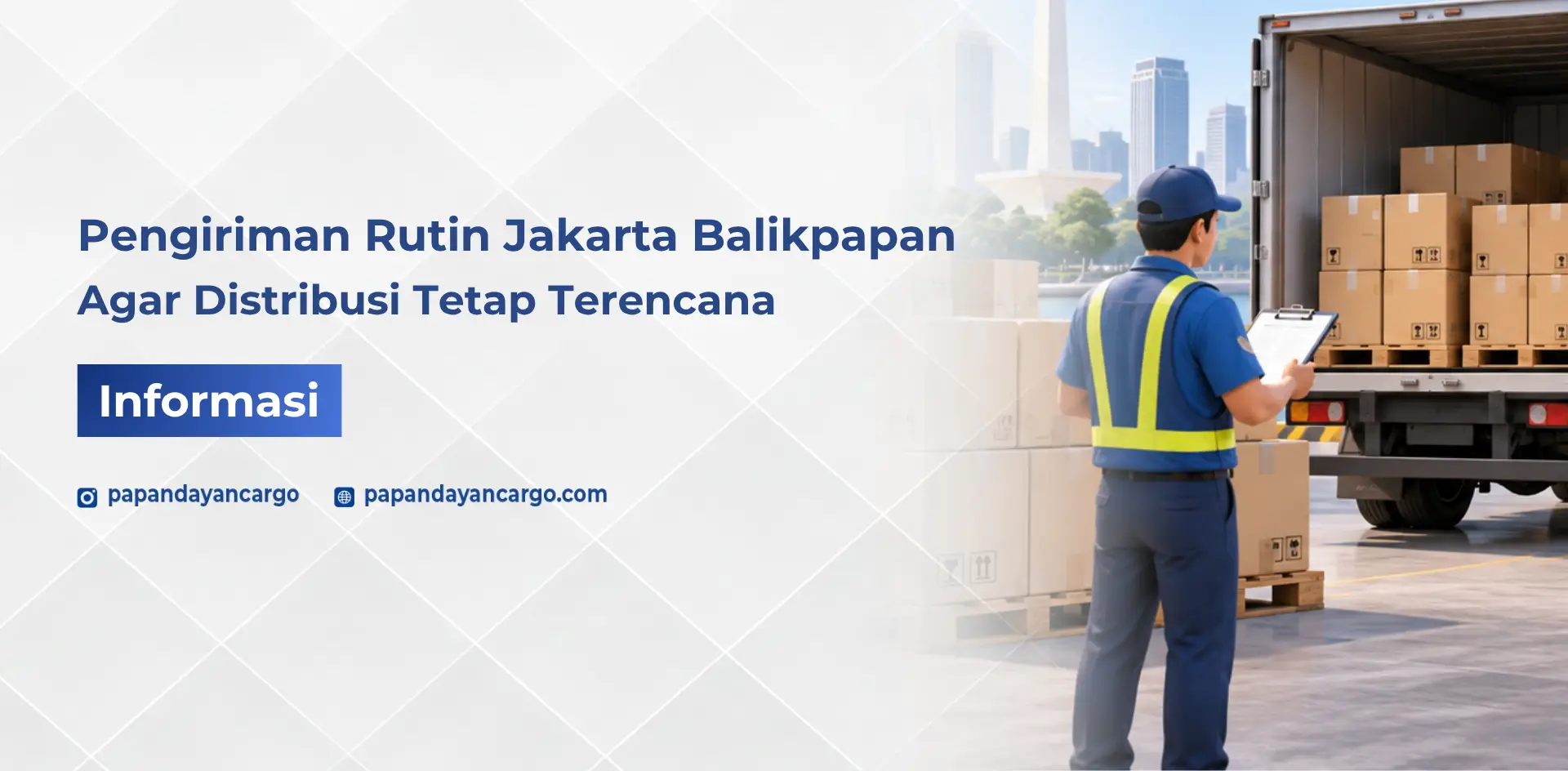 Pengiriman rutin Jakarta Balikpapan untuk mendukung distribusi barang secara terjadwal dan menjaga kelancaran kebutuhan logistik.
