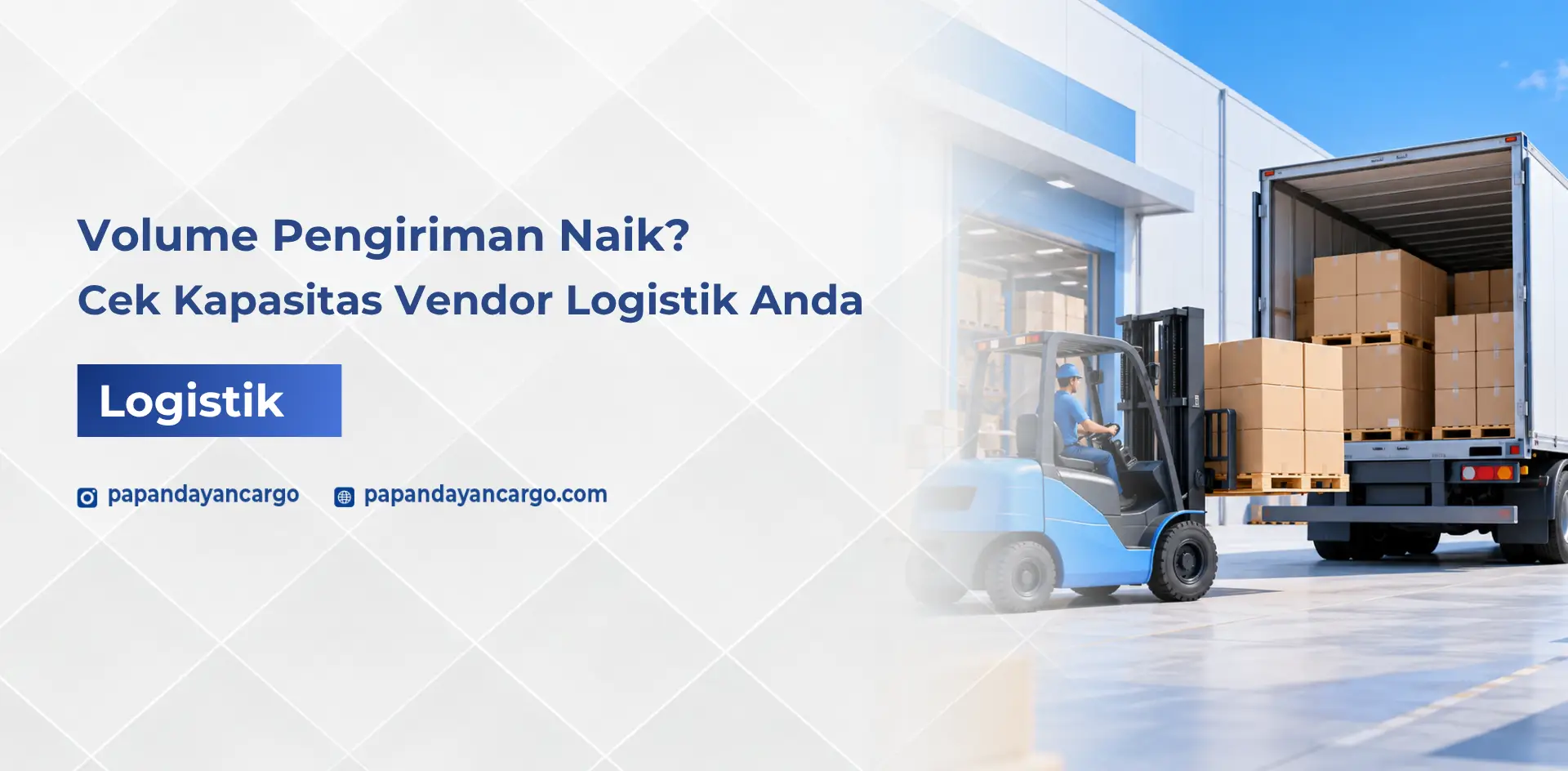Kapasitas vendor logistik perlu disesuaikan dengan volume pengiriman dan kebutuhan operasional bisnis.